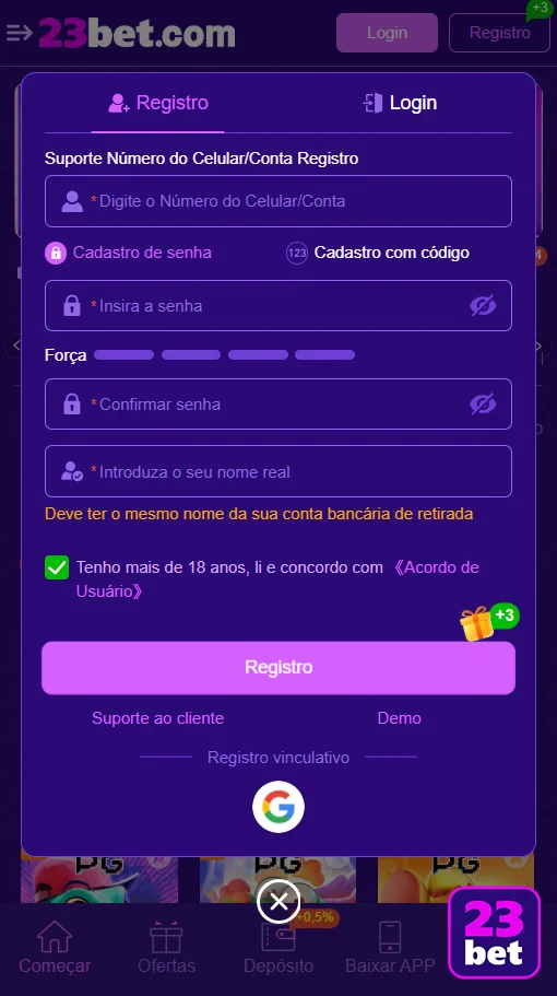 Ilustração de Acesse o mundo de jogos na 23bet com rapidez e facilidade